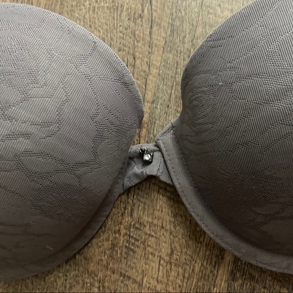 (CLOSET CLOSING FINAL SALE) Vera Wang Natural Lift Slate Purple Underwire Bra - Picture 6 of 8
